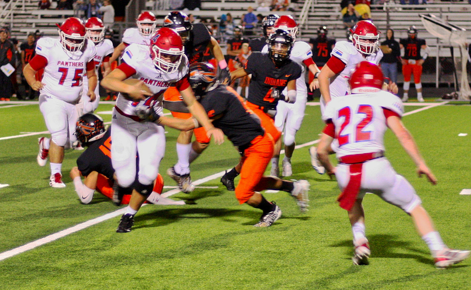 Alba-Golden offensive yards were hard to come by against an aggressive Grand Saline defense last Friday.
